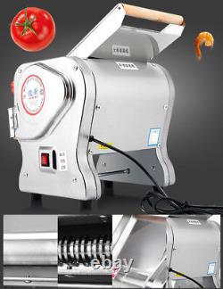 110V 22cm Electric Pasta Press Maker Noodle Machine Dumpling Skin +2/6mm Cutter