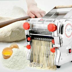 110V Commercial Electric Pasta Maker Dough Roller Noodle Machine 2mm/6mm Knife
