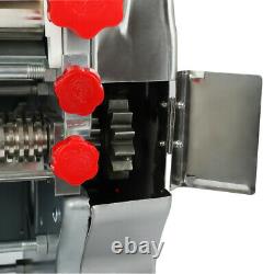 110V Commercial Electric Pasta Maker Dumpling Skin Press Noodle Machine 370-550W
