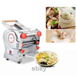 110V Electric Noodle Machine Commercial 2/6mm Dumpling Skin Pasta Press Maker US