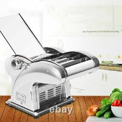 110V Electric Noodles Machine Spaghetti Pasta Maker Roller with 4 Knives