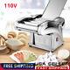 110v Electric Pasta Maker Machine Noodle Maker Dough Roller Pressing Machine