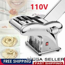 110V Electric Pasta Maker Machine Noodle Maker Dough Roller Pressing Machine