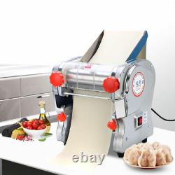 110V Home Commercial Pasta Maker Dough Roller Noodle Machine with 2mm/6mm Knife