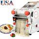 110v Noodle Machine Stainless Steel Electric Pasta Roller Maker Commercial Home