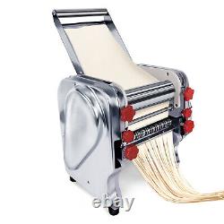 1.8/3/9mm Electric Pasta Press Maker Wonton Skin Noodle Machine+2 Blades Roller