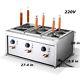 220v 6 Holes Electric Pasta Cooking Machine Pasta Noodles Cooker