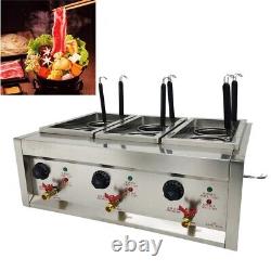 220V 6 Holes Electric Pasta Cooking Machine Pasta Noodles Cooker