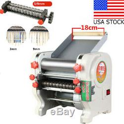 220V Commercial Electric Noodle Maker Pasta Roller Machine with a 3mm/9mm Cutter
