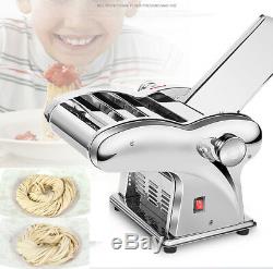 220V Electric Pasta Maker Dumpling Dough Skin Noodles Machine Stainless Steel