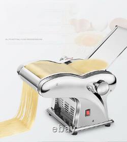 220V Electric Pasta Maker Dumpling Dough Skin Noodles Machine with 4 Knives