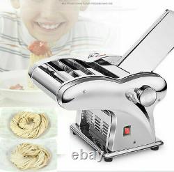 220V Electric Pasta Maker Dumpling Dough Skin Noodles Machine with 4 Knives
