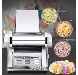220V Electric Pasta Maker Noodle Machine Dumpling Skin Maker for Home Restaurant