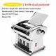 220v Stainless Steel Pasta Maker Roller Machine Noodle Machine 4 Knives Type