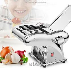 220V Stainless Steel Pasta Maker Roller Machine Noodle Machine 4 Knives Type