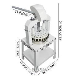 24 Pieces Manual Dough Divider Dividing Machine 45g-240g Pasta Maker Cutter