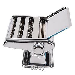 3 Blade Noodle Maker Manual Pasta Machine Stainless Steel Dough Sheeter NEW DG