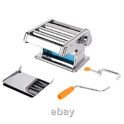 3 Blade Noodle Maker Manual Pasta Machine Stainless Steel Dough Sheeter NEW MG