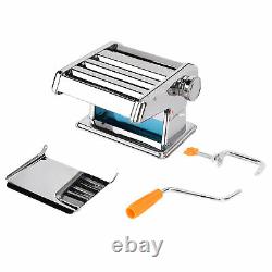 3 Blade Noodle Maker Manual Pasta Machine Stainless Steel Dough Sheeter Noodle F