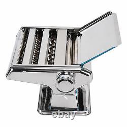 3 Blade Noodle Maker Manual Pasta Machine Stainless Steel Dough Sheeter Noodle H