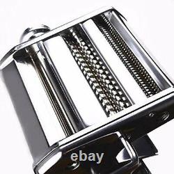 3 in 1 Noodle Maker Machine Cutter Roller Of Stainless Steel, 9.9 x 9.8 x 9.6 cm