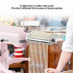 3-piece Pasta Maker Machine Roller Cutter Set For KitchenAid Mixer Attachment