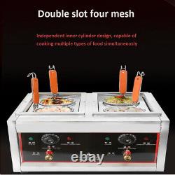 4 Baskets 220V 2kw Commercial Electric Noodles Cooker / Pasta Cooking Machine