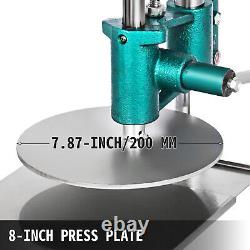 7.8in Manual Pizza Dough Press Machine Home Big Roller Sheeter Pasta Maker