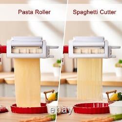 ANTREE 3-IN-1 Pasta 3 in 1 Ravioli & Maker Attachment Set, White/Silver
