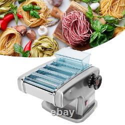 (AU)Electric Noodle Maker Machine Stainless Steel Automatic 4-Blade Pasta Maker