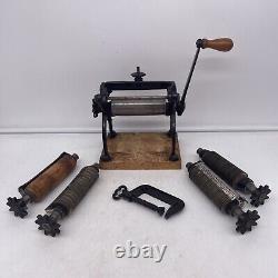 Antique Vitantonio Cast Iron Hand Crank Pasta Machine