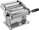 Atlas 150 Pasta Machine, Made In Italy, Includes Cutter, Hand Crank, And Instruc
