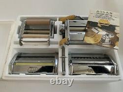 Atlas Marcato Multipast Pasta Machine Set Italy Excellent Condition