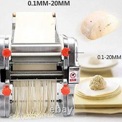 Automatic Pasta Maker 240V Electric Noodle Press Machine Spaghetti Cutter 2/6mm