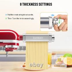 BANKKY Pasta Maker Attachment for Kitchenaid Mixer, Pasta Machine Attachment with