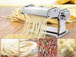 Best Stainless Steel Pasta Maker Machine Dough Cutter Roller Maker Hand Operated
