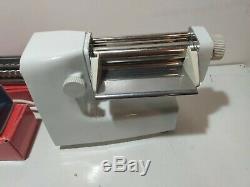 Bialetti Electric Pasta Noodle Maker Machine Italy metal rollers vtg pro chef