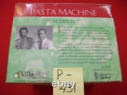 Brand New Villaware Pasta Machine Al Dente #177 Adjustable, 7 Settings, & More