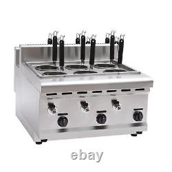 Commercial 6 Baskets Electric Noodles Cooker / Pasta Cooking Machine 110V USA