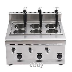 Commercial 6 Baskets Electric Noodles Cooker / Pasta Cooking Machine 110V USA