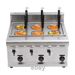 Commercial 6 Baskets Electric Noodles Cooker / Pasta Cooking Machine 110V USA