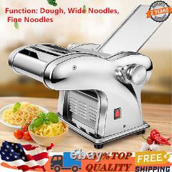 Commercial Electric Dough Roller Sheeter Noodle Pasta Maker Machine Adjustable