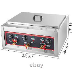 Commercial Electric Pasta Cooking Machine Noodle Boiler 6 Holes Pasta Maker 220V