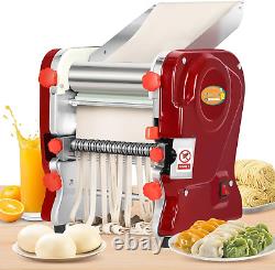 Commercial Electric Pasta Maker, Automatic Noodle Machine, 2-In-1 Heavy Duty Dou