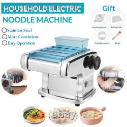 DIY Household Electric Noodle Machine Pasta Dumpling Wrapper Maker Cutter 220V