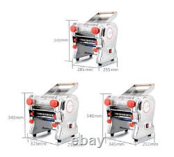 Electric Noodles Machine Pasta Maker Dough Roller with 2.5mm Round Cutter