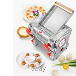 Electric Noodles Machine Pasta Maker Dough Roller with 2.5mm Round Cutter