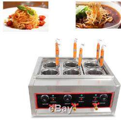 Electric Pasta Cooker Noodles Cooker Electric Pasta Cooking Machine 6 Holes 220v