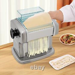 Electric Pasta Maker Automatic Noodle Machine Fresh Pasta Dough Roller 9 Gears