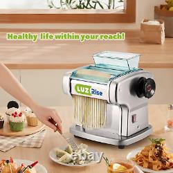 Electric Pasta Maker Automatic Noodle Machine Fresh Pasta Dough Roller Stainless